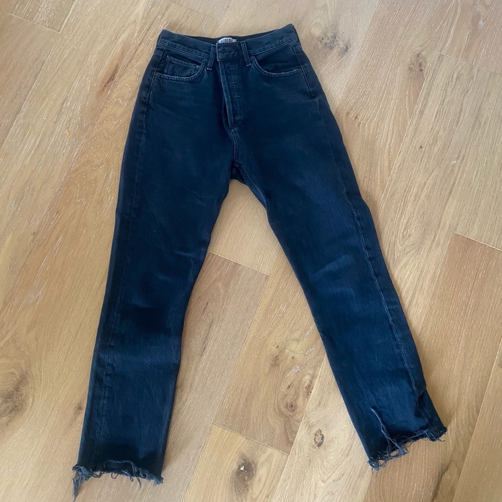 AGOLDE HIGH RISE RILEY CROP 25